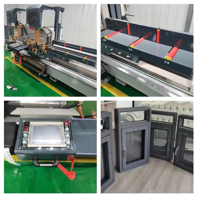 Aluminium Window Door CNC Double Head Cutting Saw Machine/Aluminium 45 Degree Cutting Machine