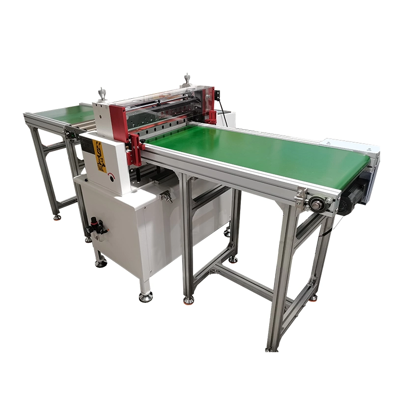 Customized 360mm Polybag Band Paper Pipe Sheet Foil Cutting Machine Automatic Manufacture